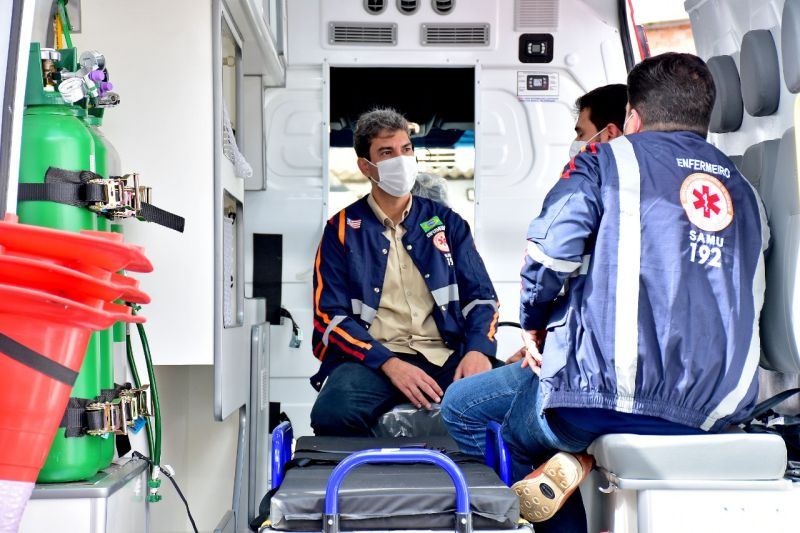 Prefeito Eduardo Braide entrega novas ambulâncias para o Samu