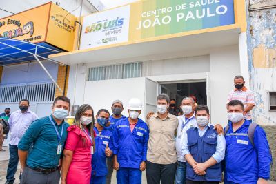 Prefeito Eduardo Braide reabre Centro de Saúde no João Paulo