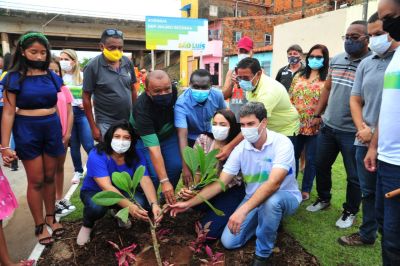 notícia: Prefeitura revitaliza espaço degradado e instala ‘Ponto Limpo’ no Caratatiua