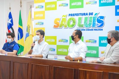 notícia: Prefeito Eduardo Braide anuncia retorno de público aos estádios de São Luís
