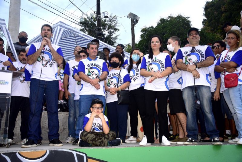 Prefeito Eduardo Braide entrega Skatepark Paulo Gomes, no Parque do Bom Menino, em São Luís

 