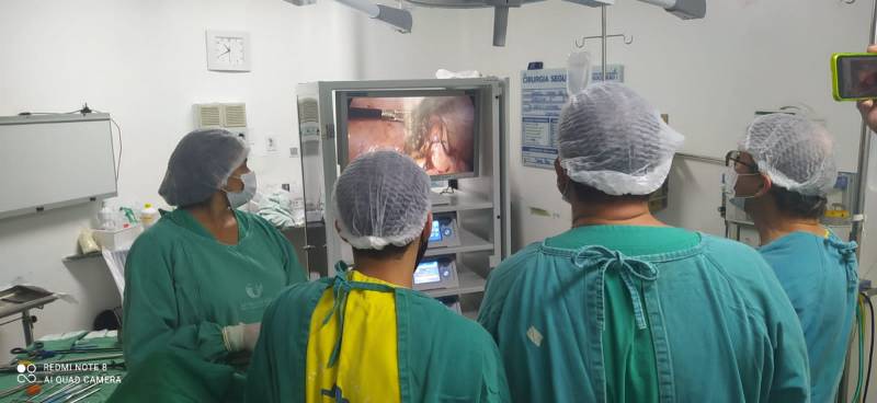 Socorrão I realiza primeira cirurgia por vídeo na rede municipal de São Luís 