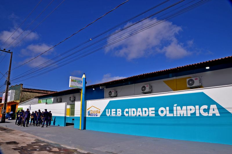 Escola que atende mais de mil estudantes na Cidade Olímpica é entregue totalmente reformada pelo prefeito Eduardo Braide