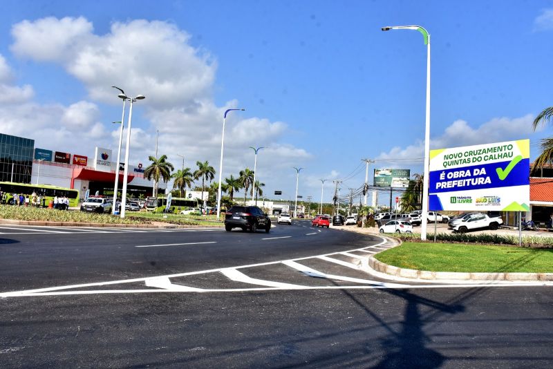 Prefeito Eduardo Braide entrega novo cruzamento que substitui antiga rotatória do Shopping do Automóvel