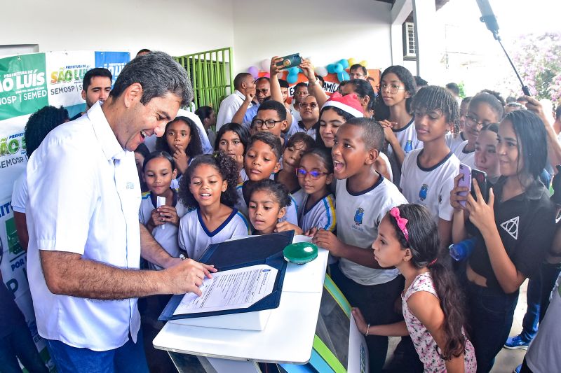 Prefeito Eduardo Braide segue com requalificação das escolas da rede municipal de ensino e inicia reformas em U.E.Bs nos bairros Coroado e Maracanã