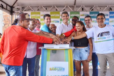 Galeria: Com ‘Asfalto Novo’, prefeito Eduardo Braide leva pavimentação a todas as ruas do Residencial Luiz Bacelar