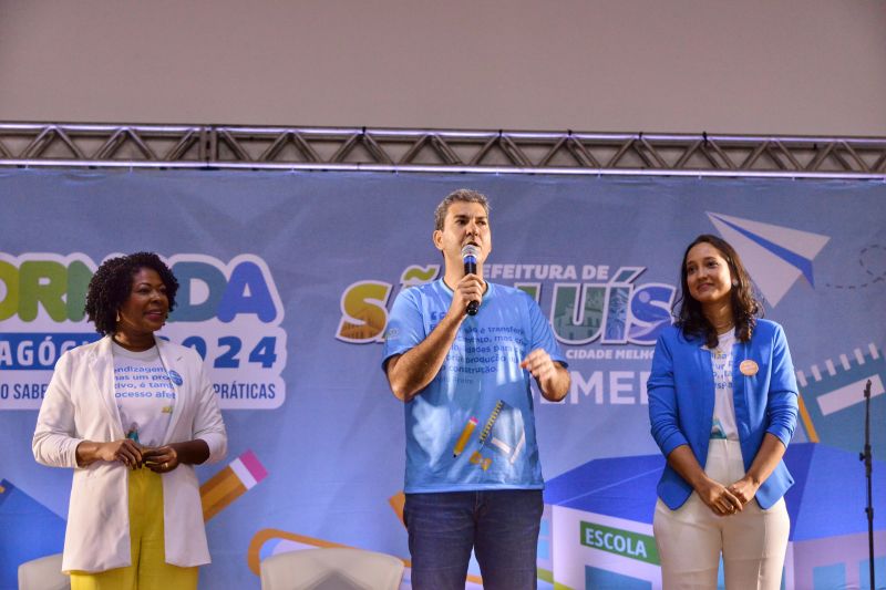 Prefeito Eduardo Braide abre Jornada Pedagógica 2024 da rede municipal de ensino de São Luís