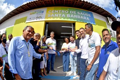 galeria: Prefeito Eduardo Braide inaugura novo Centro de Saúde Santa Bárbara, Zona Rural de São Luís