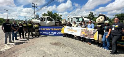 Galeria: Prefeitura de São Luís conscientiza sobre trânsito seguro com campanha Maio Amarelo