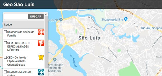 banner: Sistema de Mapas Geo São Luís