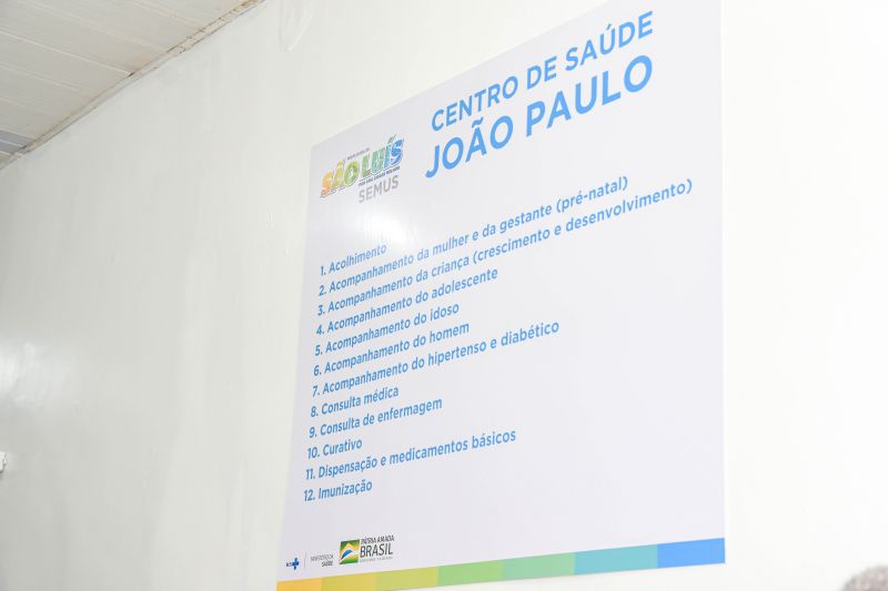 Prefeito Eduardo Braide reabre Centro de Saúde no João Paulo