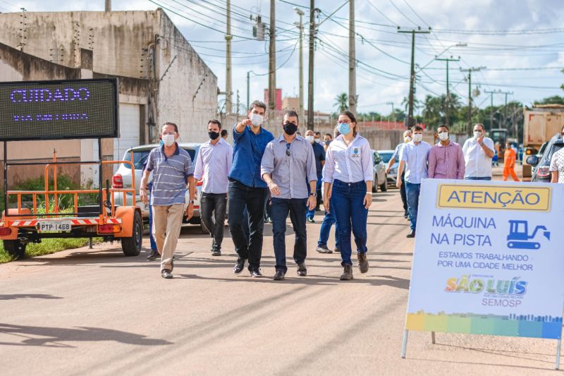 Operação tapa-buracos em São Luís