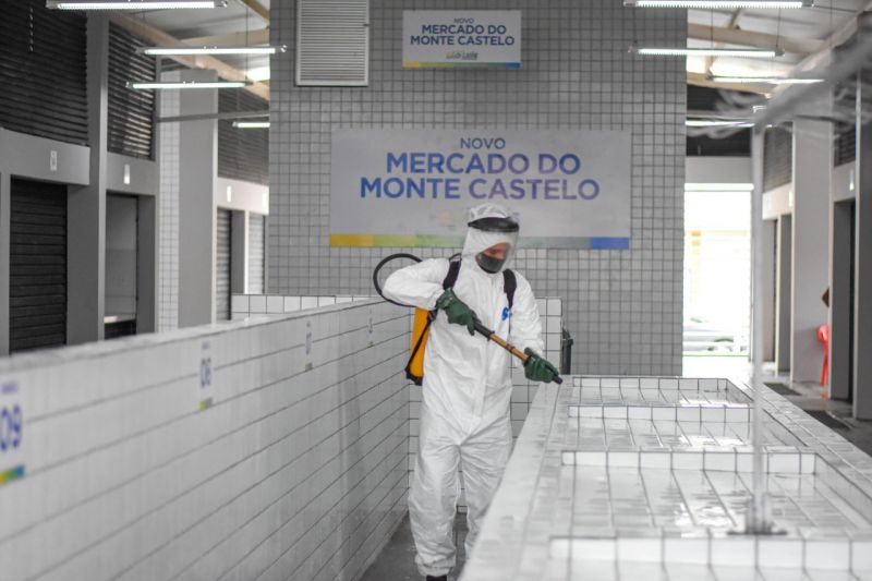 Prefeitura de São Luís intensifica higienização de mercados e espaços públicos