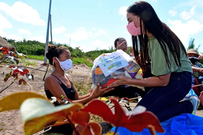 Prefeitura de São Luís promove ação de campo com entrega de cestas básicas nas ilhas de Jacamim e Tauá Mirim
