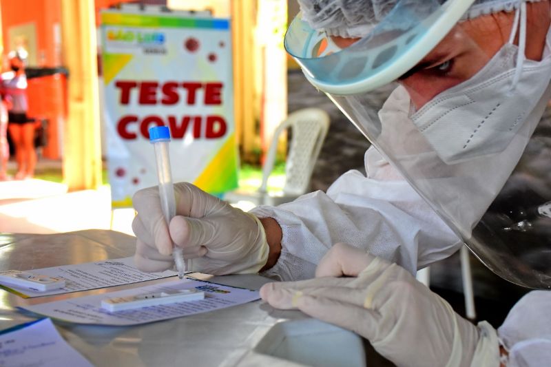 Prefeitura de São Luís já realizou cerca de 2,4 mil testes de Covid-19 com ações de testagem em massa