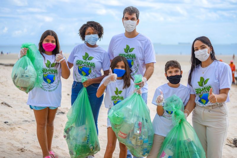 Prefeito Eduardo Braide encerra Semana do Meio Ambiente com ação “Orla Limpa”
