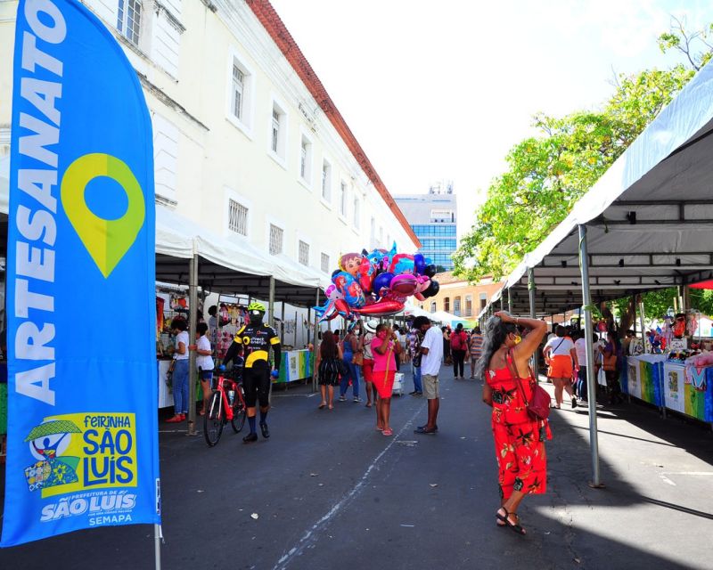 Retomada das atividades da Feirinha São Luís aquece economia da cidad