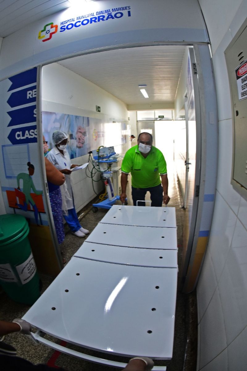 Prefeitura de São Luís inicia entrega de 250 novos leitos, colchões e equipamentos para os Socorrões I e II