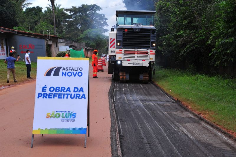 Prefeito Eduardo Braide lança programa Asfalto Novo na Zona Rural de São Luís