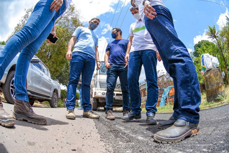 Prefeito Eduardo Braide vistoria obras de asfaltamento e escolas na Zona Rural