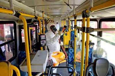 galeria: Prefeitura de São Luís reforça ação de desinfecção do transporte urbano com aquisição de equipamentos automatizados