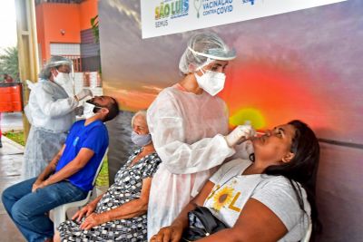 galeria: Prefeitura de São Luís inicia testagem em massa da população como medida de combate ao coronavírus