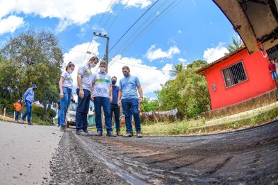 galeria: Prefeito Eduardo Braide vistoria obras de asfaltamento e escolas na Zona Rural