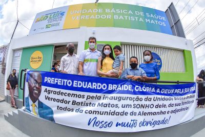notícia: Prefeito Eduardo Braide entrega Unidade Básica de Saúde (UBS) Batista Matos, no bairro Alemanha