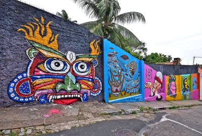 galeria: Prefeitura apoia projeto de pintura e grafitagem em ruas de São Luís e de Alcântara