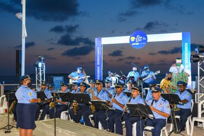 notícia: Prefeitura de São Luís promove edição do Pôr do Sol Musical com Boi Brilho da Ilha e Banda da Guarda Municipal