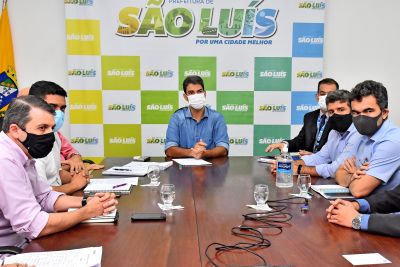 Prefeito Eduardo Braide se reúne com diretoria da Caixa para tratar sobre novos projetos para São Luís