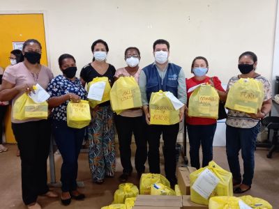 notícia: Prefeitura entrega EPIs para agentes comunitários de saúde de São Luís