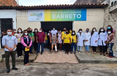 notícia: Prefeitura de São Luís entrega primeira unidade do projeto Saúde na Comunidade no bairro do Barreto