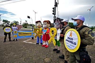 notícia: Prefeitura de São Luís promove campanha ‘Maio Amarelo’ em prevenção à violência no trânsito