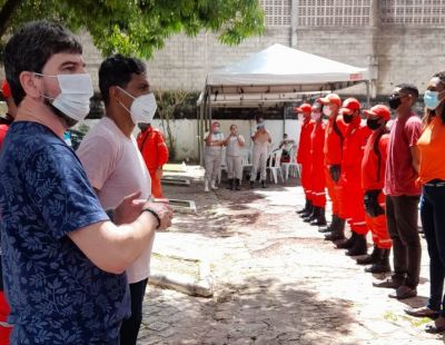 Prefeitura de São Luís reforça serviços em mercados, feiras e terminais com mais 150 bombeiros civis 