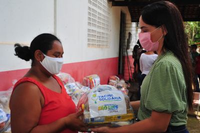 notícia: Doações do Vacina Solidária chegam a comunidades mais vulneráveis de São Luís 