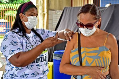 notícia: Prefeitura de São Luís segue com vacinação contra Influenza neste sábado (15)