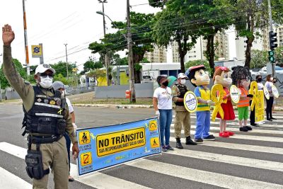 notícia: Prefeitura de São Luís promove mais de 20 ações de educação para o trânsito na campanha Maio Amarelo