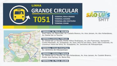 notícia: Prefeitura amplia linha de ônibus entre terminais de integração da zona urbana de São Luís 