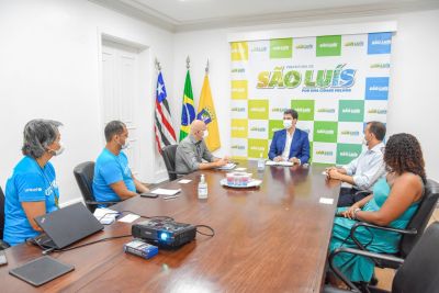 notícia: Prefeito Eduardo Braide se reúne com representantes do UNICEF para tratar de parcerias para São Luís