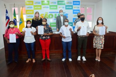notícia: Prefeitura de São Luís empossa novos membros do Conselho Municipal de Alimentação Escolar