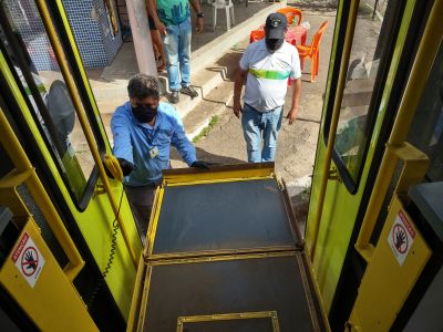 notícia: Prefeitura reforça fiscalização de ônibus do sistema de transporte de São Luís