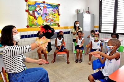 notícia: Prefeitura de São Luís leva às escolas Sofia Silva e Pedro Bertol projeto de preparação para volta às aulas