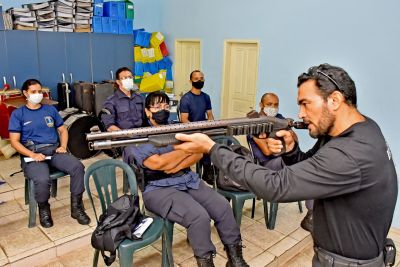 Guardas municipais da Prefeitura de São Luís recebem capacitação para uso de armas longas