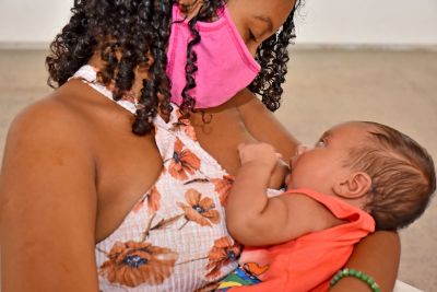 notícia: Prefeitura de São Luís promove mobilização para incentivar aleitamento materno em alusão ao Agosto Dourado 