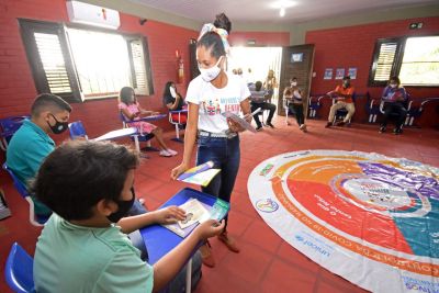 notícia: Prefeitura de São Luís prepara comunidade escolar da Casa Familiar Rural para retorno às aulas