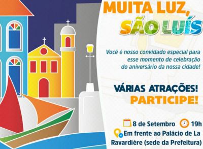 notícia: Prefeitura celebra 409 anos de São Luís com entrega de obras, eventos esportivos e especial programação cultural
