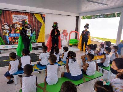 notícia: Prefeitura promove atividades educativas de trânsito em escolas de São Luís 