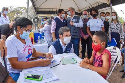 notícia: São Luís sedia abertura oficial do Dia D da Campanha Nacional de Multivacinação 