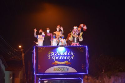 Prefeito Eduardo Braide leva a magia do Natal para a Cidade Operária em mais uma noite de celebração